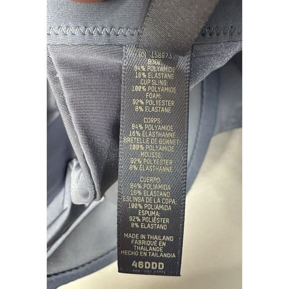 SKIMS Form T Shirt Weightless Demi Bra in Slate (bluish color) Size 46DDD NWT - Picture 5 of 6